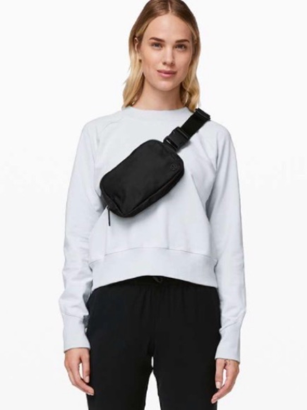 lululemon athletica Black Crossbody Belt Bag
